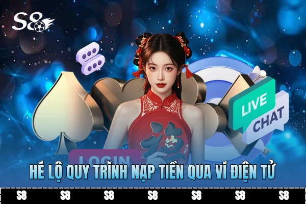 Hé lộ quy trình nạp tiền qua ví điện tử Hé lộ quy trình nạp tiền qua ví điện tử