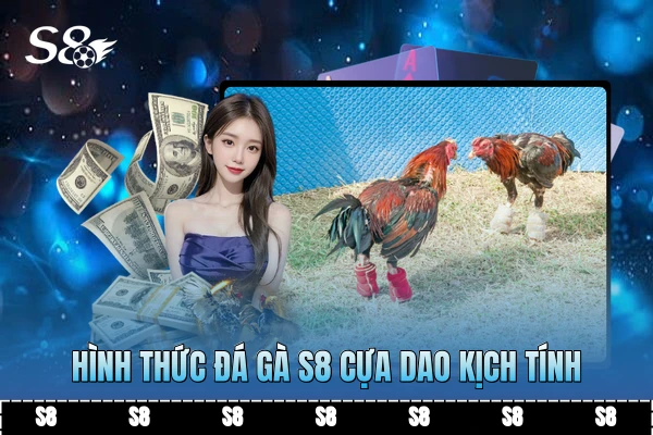 Hình thức đá gà S8 cựa dao kịch tính