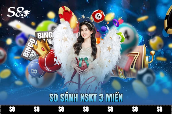 So sánh XSKT 3 miền